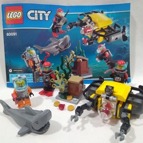 🔥LEGO City 60091 Deep Sea Starter Set 100% Complete w/ Instructions Minifigures
