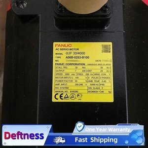 FANUC A06B-0253-B100 Servo Motor New A06B0253B100 Fast Shipping US Free TAX - Picture 1 of 3