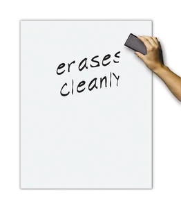 PACON GoWrite! Lavagna per poster cancellabile a secco, 22"x28", bianca, numero 25 (5442) - Foto 1 di 3