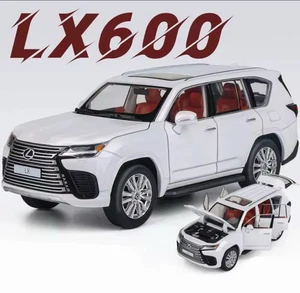 1:32 Lexus LX600 SUV Alloy Luxy Auto Modell Druckguss Metall weiß - Bild 1 von 1