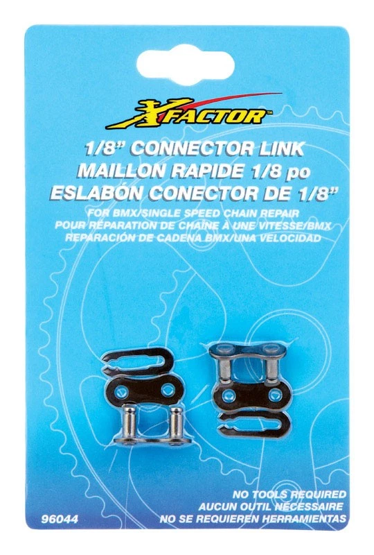 Enlace conector de cadena de freno de montaña y de una sola velocidad para bicicleta de acero Kent 65302 1/8 pulg. Foto 1 de 1