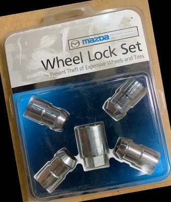 Juego de tuercas de bloqueo de rueda cromadas Ford Ranger 000088120PBP Mazda NOS OEM de fábrica Foto 1 de 4