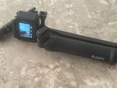 GoPro Hero 5 Action HD Camera With Selfie Stick / Grip Tested Good - Image 1 of 4