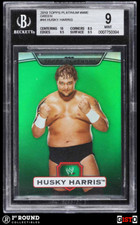 POP 1: Bray Wyatt BGS 9+: 2010 Topps Platinum WWE Green Pre-Rookie Gisto /499