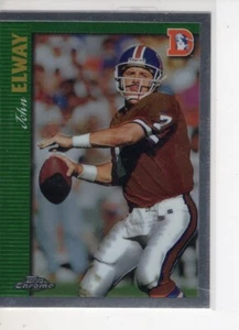 Tarjeta de fútbol americano 1997 Topps cromada John Elway #70 Ex - Imagen 1 de 1