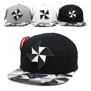 Gorra de béisbol unisex para hombre molino de viento papel plegable origami sombreros a presión - Imagen 1 de 9