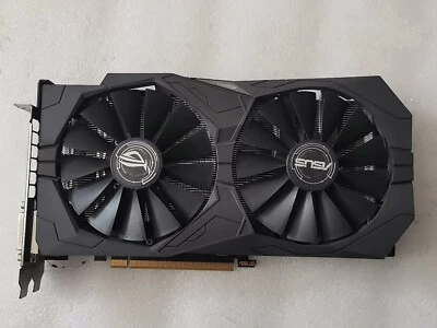 ASUS AMD Radeon ROG STRIX RX570 4GB GDDR5 Graphics Video Card DP DVI HDMI - Image 1 of 4