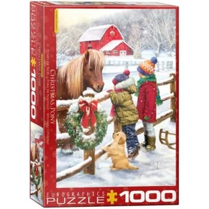 Eurographics Puzzle; Christmas Pony; 1.000 Teile - Bild 1 von 2