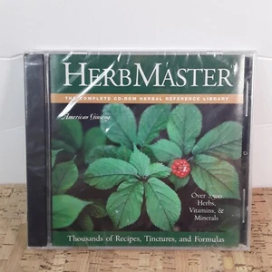 HERB MASTER Complete Herbal Reference Library (CD-ROM 2003, ACR) SEALED CL3 - Picture 1 of 4