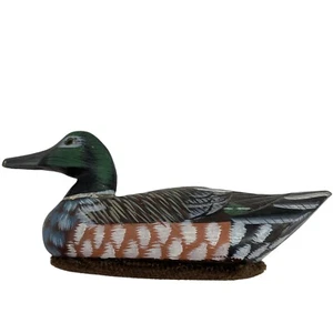 Vintage Jasco Ceramic Duck Lint Remover Brush Mallard Figurine Decoy 6" x 2 1/2" - Picture 1 of 9