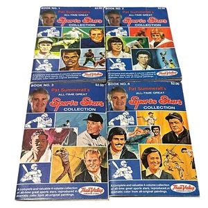PAT SUMMERALL'S All-Time Great Sports Stars Collection True Value Book SET OF 4 - Imagen 1 de 6