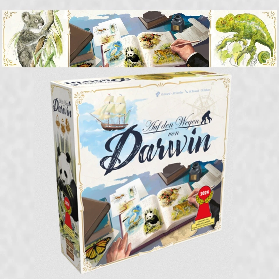 AUF DEN WEGEN VON DARWIN STRATEGIESPIEL VON SORRY WE ARE FRENCH NEU OVP - Bild 1 von 2