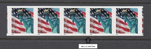 USA PNC SC#3968 FLAG & LIBERTY (39c.) SELF ADHESIVE NH PL# V1111 BELL AT BOTTOM - Picture 1 of 1