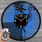Led Vinyl Clock Flamingo Light Vinyl Record Wall Clock Decor Home 6293