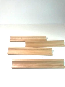 Scrabble Wooden Letter Holders -Set of 4-  Relacement Parts -Free Shipping - Picture 1 of 1
