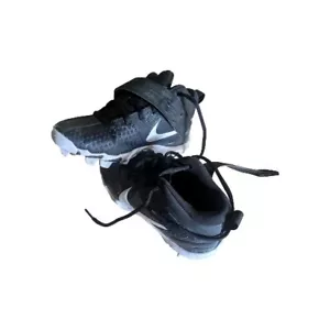 Nike Trout Fastflex Jugend Baseball oder Fußball Stollen schwarz/weiß Größe 13 Kinder - Bild 1 von 4