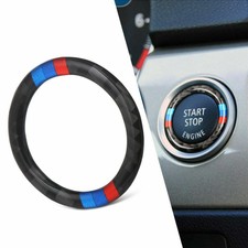 For BMW E90 E92 E93 Carbon Fiber Car Engine Start Stop Ring M Stripe 3 Series UK
