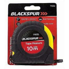 Blackspur 10mx25mm Tape Measure with Protective Cover (TM232)
