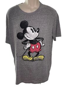  T-shirt graphique Disney adulte Mickey Mouse extra large gris XL