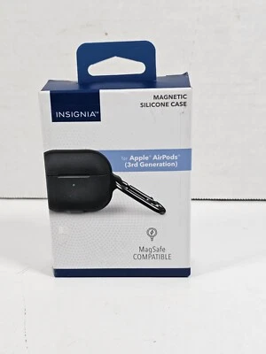 Insignia - Funda Silicona Magnética para Apple AirPods (3ª Generación) - Negra Foto 1 de 4