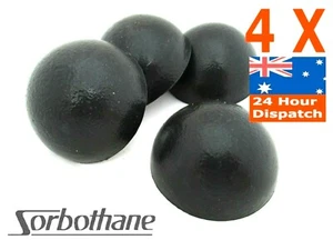 Sorbothane Hemispheres 1.5" Inch Diameter Domes Isolation Bumpers 50 Duro 4pc - Bild 1 von 5