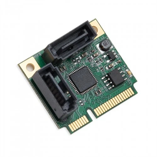 Syba SI-MPE40095 Half Height 2 Port SATA III RAID Mini PCI-e 2.0 Card - Image 1 of 1