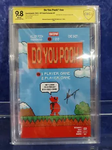 CBCS 2023 Do You Pooh AP6 Super Mario Bros Homage Signed Marat 9.8 Slab Graded - Picture 1 of 3