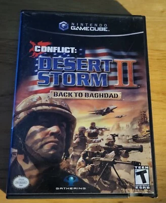 Conflct: Desert Storm 2 Back to Baghdad Nintendo GameCube 2003 CIB/Tested Works! - Image 1 of 3