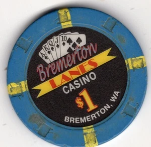Sala de cartas: Bremerton Lanes Casino 1.00, Washington - Imagen 1 de 2