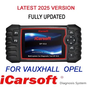 ICARSOFT OP V3.0 - PER OPEL VAUXHALL STRUMENTO SCANNER CON AUTO VIN/QUICK TEST 2025 - Foto 1 di 10