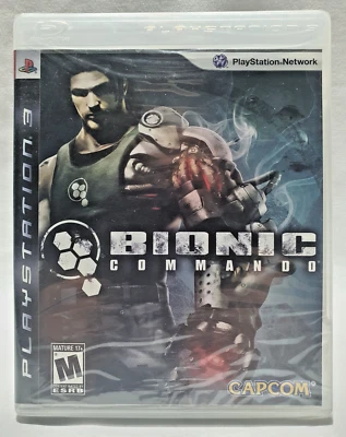 Bionic Commando Playstation 3 NEW Factory Sealed with minor foil defect - Image 1 of 4