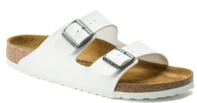 Birkenstock Arizona Calce Estrecho Birko Flor Blanco 0051733 EE. UU. Para hombres 11 UE 44 Foto 1 de 4