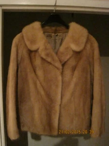 Damen-Pelzjacke Nerz, Saga Mink, hellbraun, Größe 38 - Bild 1 von 2