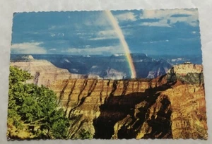 Rainbow Over The Grand Canyon, Arizona. Postcard (K2) - Picture 1 of 2