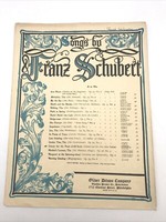 Fifty Songs By Franz Schubert For High Voice 1904 Musicians Library Exc Cond Ebay