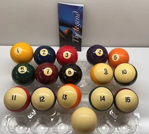 Aramith Vintage Billiard Pool Ball Set 2 1/4" Good Cond - Picture 1 of 5