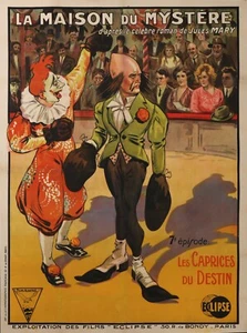RARO POSTER I CLOWN DELLA CASA DEL MISTERO I CAPRICCI DEL DESTINO-1934 - Foto 1 di 1