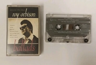 ROY ORBISON -  Ballards Cassette Tape  Play Tested Plays Fine With Insert  - Image 1 of 3