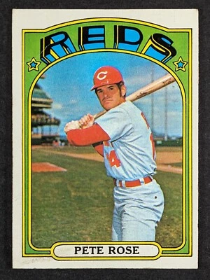 1972 Topps Baseball #559 Pete Rose Cincinnati Reds Foto 1 de 3