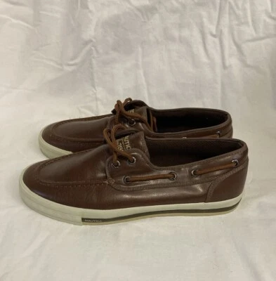 Zapatos de barco Nautica para hombre 7,5 marrón Spinnaker Foto 1 de 4