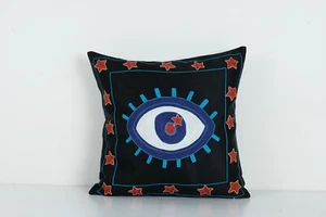 Tashkent Suzani Eye Design Pillow Case Made from a 19th Century Suzani - Picture 1 of 4