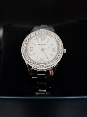 Reloj de cuarzo ROUSSEAU Rene 2 para dama cristales de Swarovski plateado nuevo en caja Foto 1 de 4
