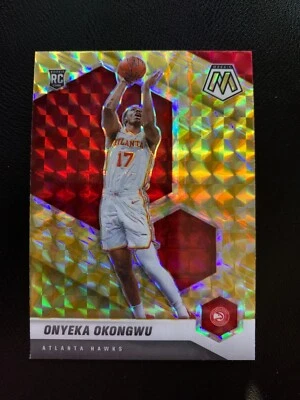 2020-21 Panini Mosaic - Mosaic Reactive Yellow #225 ONYEKA OKONGWU Rookie - Image 1 of 2