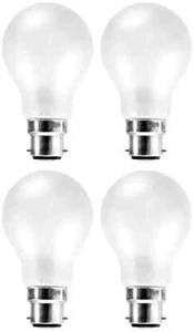 4X 100 Watt GLS PEARL LIGHT BULBS TUNGSTEN B22 BAYONET CAP OLD STYLE 100w - Picture 1 of 9