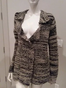 Free people coffee combo double breasted cardigan sweater jacket sz M NWT $168 - Picture 1 of 8
