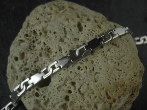 Armband elegant edel teilweise mattiert 925er Sterling Silber - Picture 1 of 3