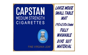CAPSTAN MEDIUMS AUSTRALIAN CIGARETTES, TOBACCO, MOUSE MAT / SMALL PLACE MAT #2 - Picture 1 of 2
