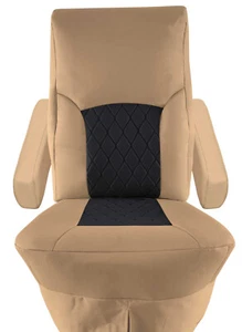 Fundas de asiento de algodón para autocaravana autocaravana cámper con puntada de diamante para Thor Toscana 14-2017 - Imagen 1 de 23