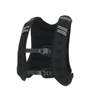 15 lbs Weighted Vest with Reflective Stripe Ideal for Fitness Enthusiasts - Picture 1 of 24