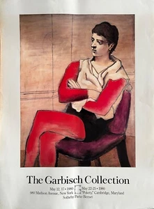 Picasso Exhibition Poster: The Garbisch Collection feat. (Saltimbanque seated) - Picture 1 of 4